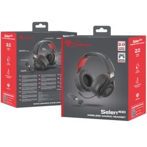 AURICULARES GAMING GENESIS SELEN 400 INALAMBRICO NEGRO - DSP0000003247 - Imagen 3