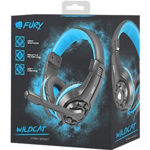 AURICULARES GAMING FURY WILDCAT NEGRO AZUL - DSP0000003261 - Imagen 4