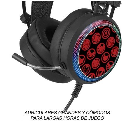 AURICULARES GAMING ERT GROUP AVENGERS MARVEL MODELO 3 - DSP0000012522 - Imagen 2