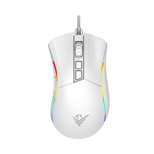 Phoenix Void 12000 DPI de alto rendimiento blanco RGB USB configurable - DSP0000017096