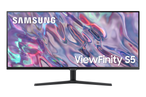 MONITOR LED 34" SAMSUNG VIEWFINITY S5 LS34C500GAUXEN VA UWQHD DP HDMI 100HZ 5MS VESA 100 X 100 - DSP0000017378