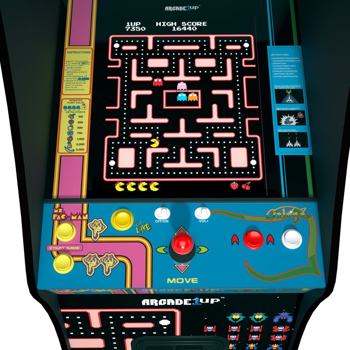 MAQUINA ARCADE ARCADE1UP MS. PAC-MAN VS GALAGA CLASS OF 81 DELUXE - DSP0000018625 - Imagen 2