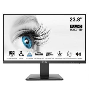 MONITOR MSI MP243X 23.8" IPS FHD 75HZ VGA HDMI - DSP0000019397