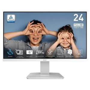 MONITOR MSI 23.8" IPS MP2412W FHD 100h HDMI DP BLANCO - DSP0000028030