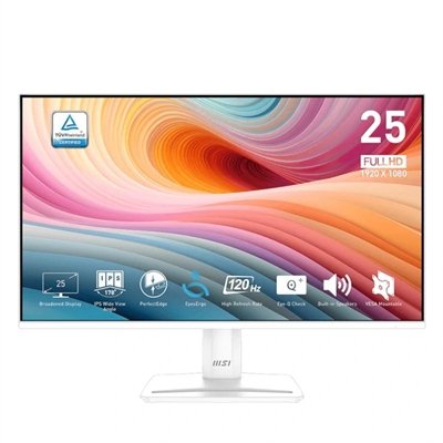 MONITOR MSI 24.5" MP251W E2 IPS FHD 16:9 120h VGA - DSP0000029901