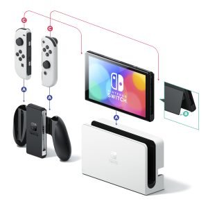 CONSOLA NINTENDO SWITCH OLED BLANCA - MGS0000004009 - Imagen 8