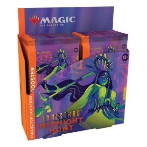 JUEGO DE CARTAS COLLECTOR BOOSTER WIZARDS OF THE COAST MAGIC THE GATHERING MIDNIGHT HUNT 12 SOBRES INGLES - MGS0000005513