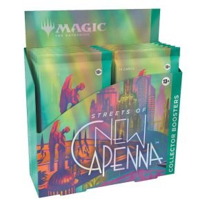 JUEGO DE CARTAS WIZARDS OF THE COAST MAGIC THE GATHERING STREETS OF NEW CAPENNA CAJA DE SOBRES DE COLECCIONISTA (12) INGLÉS - MGS0000010160