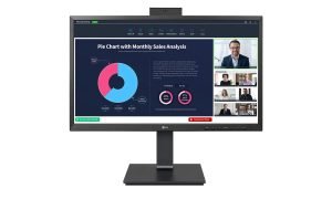 MONITOR LED IPS LG 24BP750C 23.8" FHD 5MS HDMI DISPLAYPORT USB-C ALTAVOCES REG. ALTURA CAM - MGS0000015499
