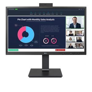 MONITOR LED IPS LG 24BP750C 23.8" FHD 5MS HDMI DISPLAYPORT USB-C ALTAVOCES REG. ALTURA CAM - MGS0000015499