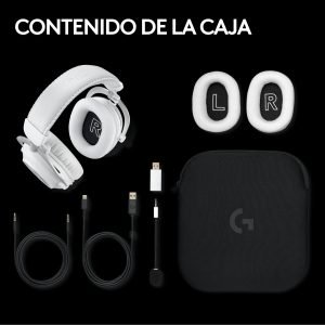 Auriculares Gaming Logitech G Pro X 2 Inalámbricos con Lightspeed Blancos - MGS0000017057 - Imagen 8