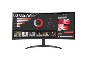 MONITOR LED LG 34WR50QC-B 34" 3440 X 1440 5MS HDMI DISPLAYPORT GAMING - MGS0000025697