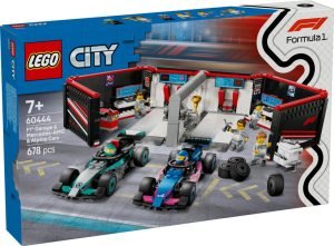 LEGO CITY FORMULA 1 GARAJE CON COCHE MERCEDES-AMG Y ALPINE - MGS0000026651