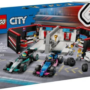 LEGO CITY FORMULA 1 GARAJE CON COCHE MERCEDES-AMG Y ALPINE - MGS0000026651