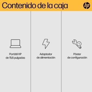 Portátil HP 15-fc0119ns 15.6" Ryzen 5-7520U 8GB SSD 512GB W11 Azul lunar - MGS0000027663 - Imagen 4
