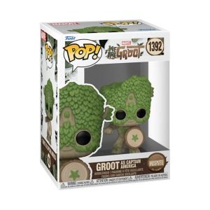 FUNKO POP MARVEL: WE ARE GROOT GROOT COMO CAPITAN AMERICA 79515 - MGS0000022633