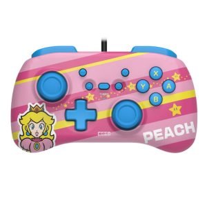 GAMEPAD HORI CONTROLLER MINI PEACH PARA NINTENDO SWITCH CABLEADO - DSP0000017653