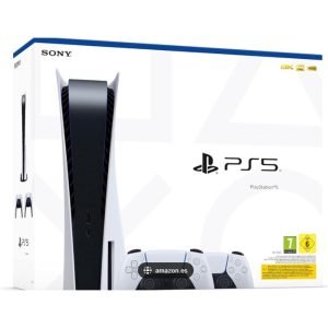 CONSOLA PS5 SONY PLAYSTATION 5 STANDARD 1TB CHASIS D CON LECTOR + 2 DUALSENSE - MGS0000023374