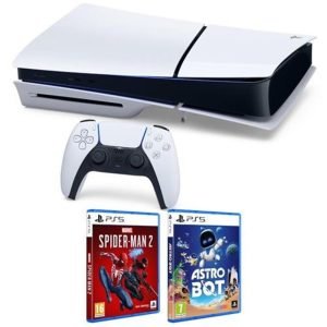 CONSOLA PS5 SONY PLAYSTATION 5 SLIM 1TB CHASIS D + SPIDERMAN 2 + ASTRO BOT - MGS0000027161 - Imagen 2