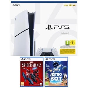 CONSOLA PS5 SONY PLAYSTATION 5 SLIM 1TB CHASIS D + SPIDERMAN 2 + ASTRO BOT - MGS0000027161 - Imagen 3